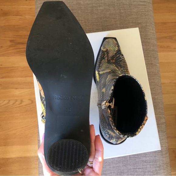 REIKE NEN PYTHON PRINT LEATHER BOOTS Sz 36 - Picture 5 of 5